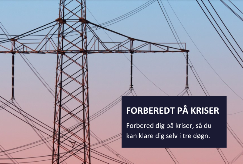 Foto: Beredskabsstyrelsen ifm. Forberedt på kriser